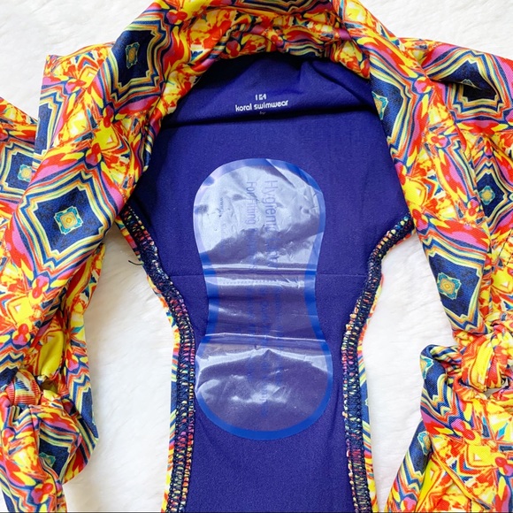 Koral Swim Geo Pattern Side Tie Bikini Bottoms - Picture 4 of 6